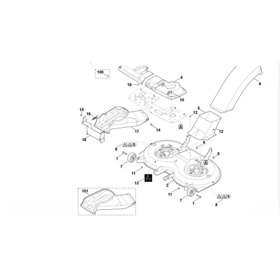 Stihl  Zespół tnący kompl. 6170 760 0922